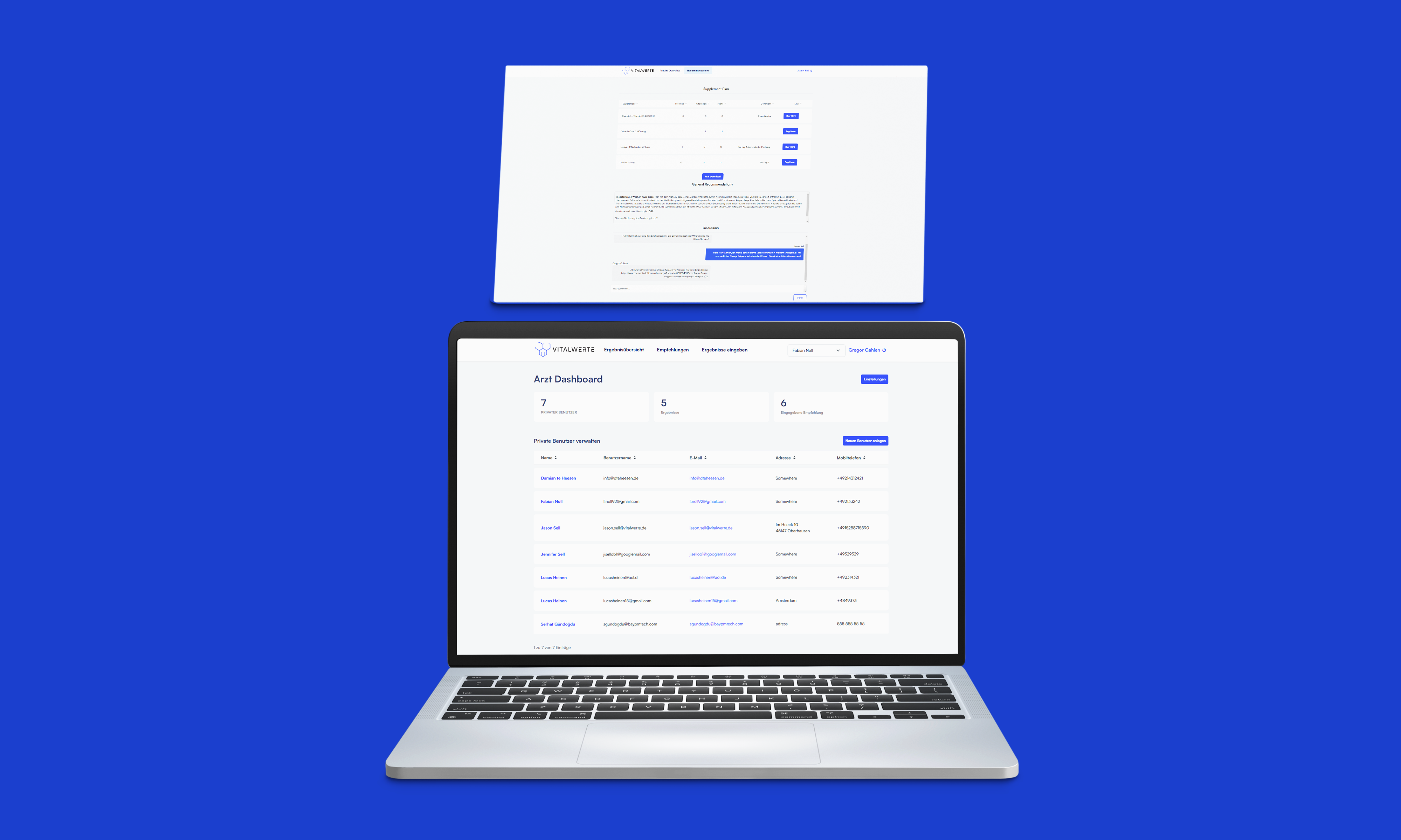 Blood Test Center Management Application