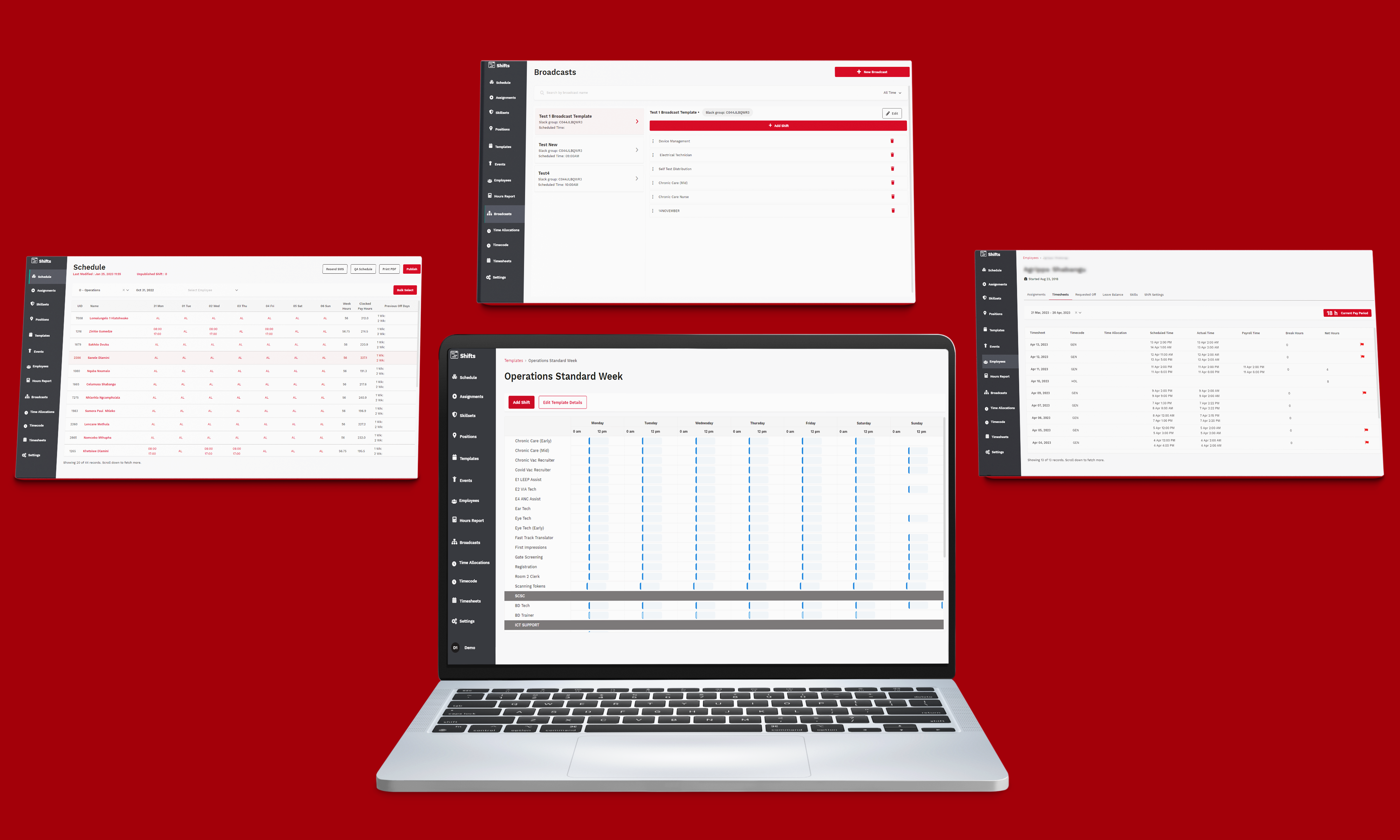Employee Shift Management App