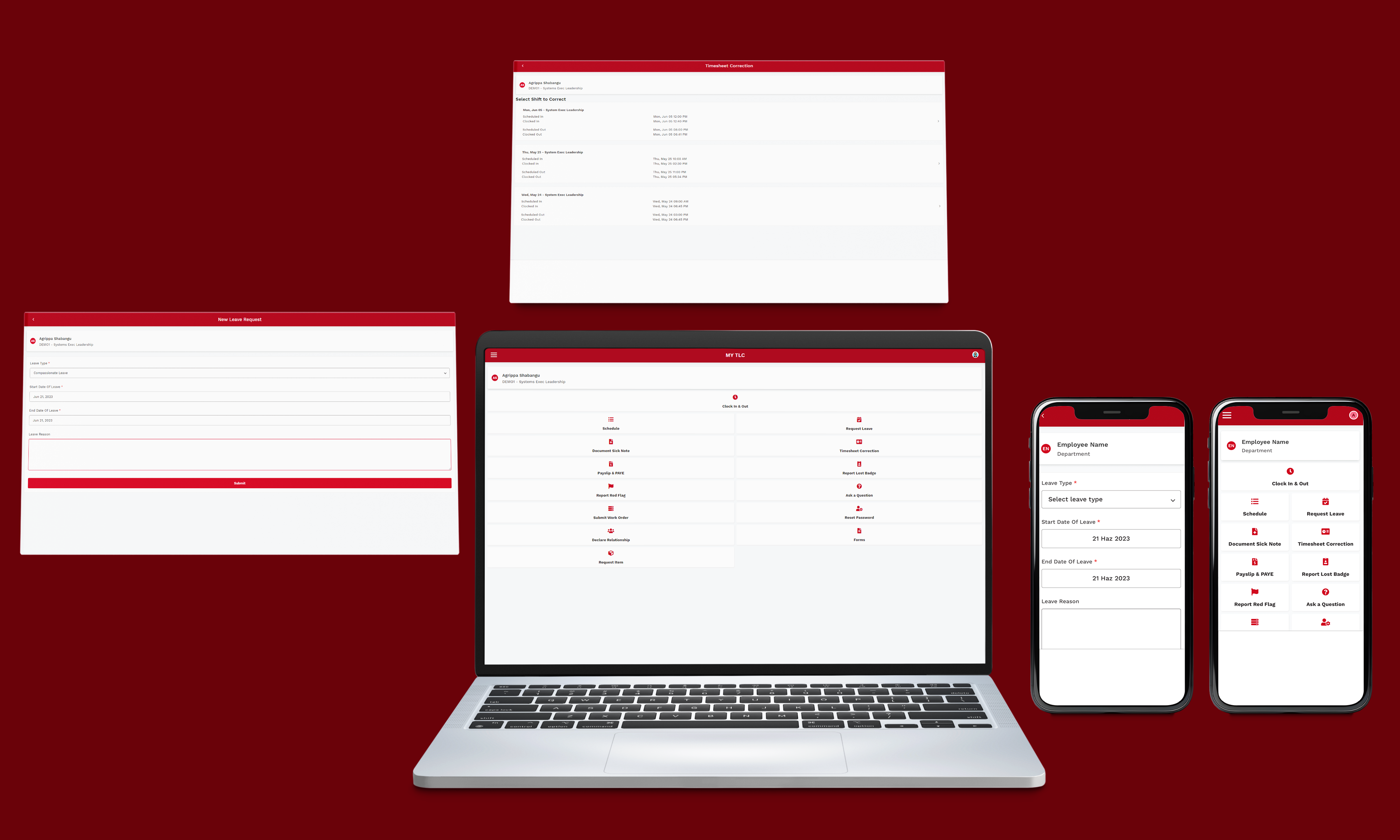 Employee Work Management App