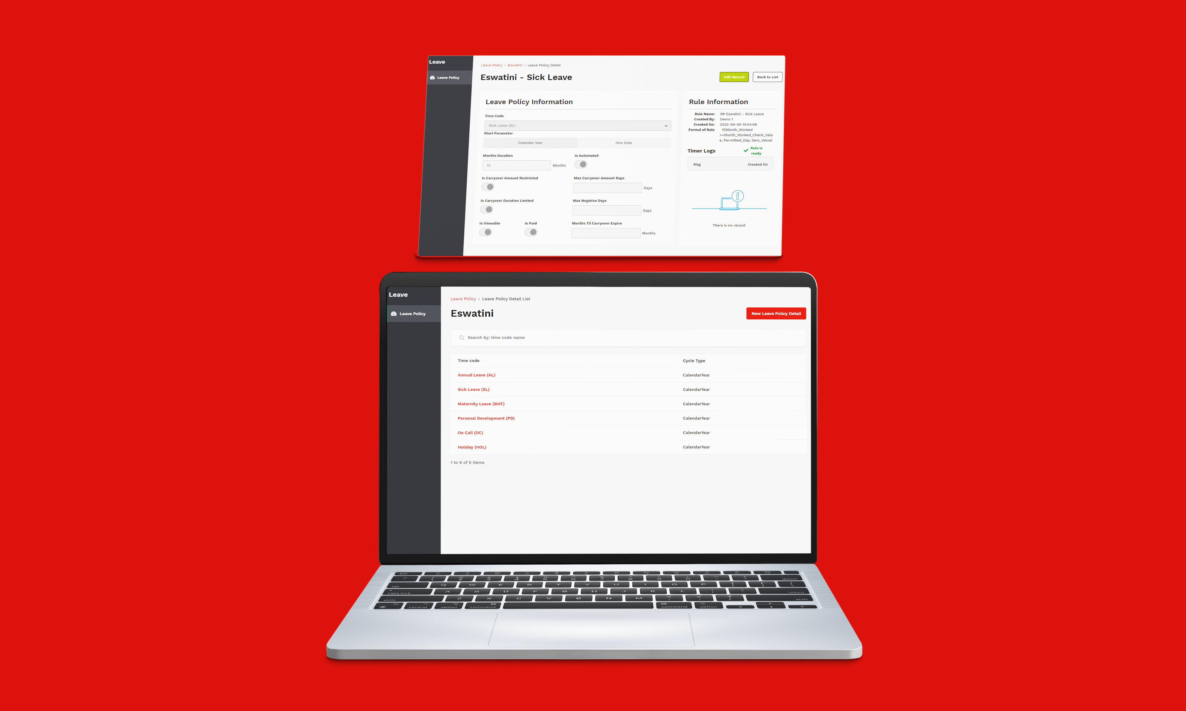 Leave Management Application